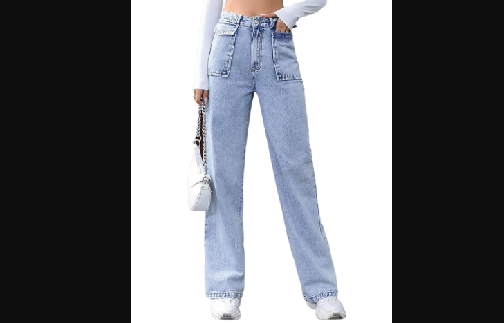 high rise straight pants